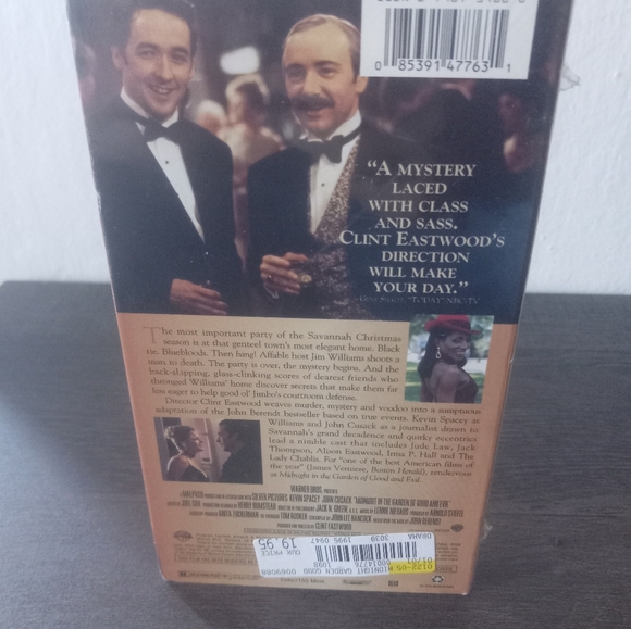 1998 Midnight In The gardenGarden Of Good And Evil Vhs New Factory Sealed - Picture 5 of 7
